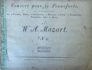 Item #2357 [Piano Concerto no. 22.] Concert pour le Pianoforte. avec Accompagnement de 2 Violons,...