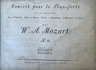 Item #2358 [Piano Concerto no. 18.] Concert pour le Pianoforte avec Accompagnement de 2 Violons,...