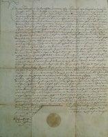 Item #2414 Signed document. Istvánffy Miklós.