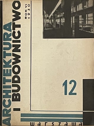 Item #2428 Architektura i Budownictwo : miesięcznik ilustrowany (6 issues) (VI 1,2 VII. 7 8-9,...