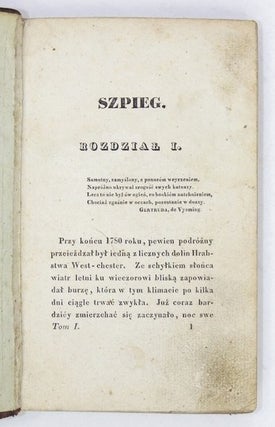 Szpieg. Romans amerykański (The Spy: a Tale of the Neutral Ground ). 4 volume