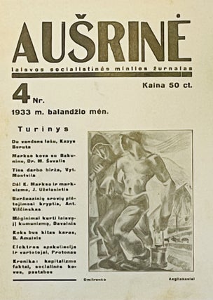 Ausrinė: laisvos socialistinės minties zurnalas [Aušrinė: free journal of socialist thoughts]. 1933 NR. 2 and 4