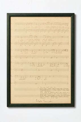 Item #2466 Petőfi halála, kéziratos kotta (Death of Petofi, manuscript sheet music). Cseh...