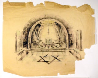 8 original drawing for the renovation of Dohány Street Synagogue