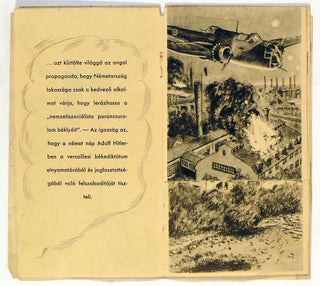 Szivarfüstbe burkolózva. [németbarát 2. világháborús propaganda füzet] (Wrapped in cigar smoke. [German-friendly World War II propaganda booklet])