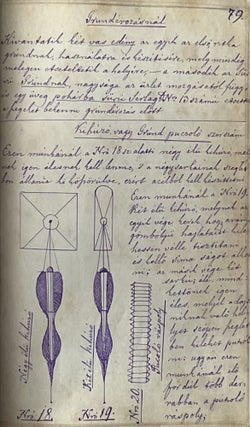 Az aranyozásról mint iparüzletről és gyári munka (About gilding as an industrial business and factory work) Manuscript