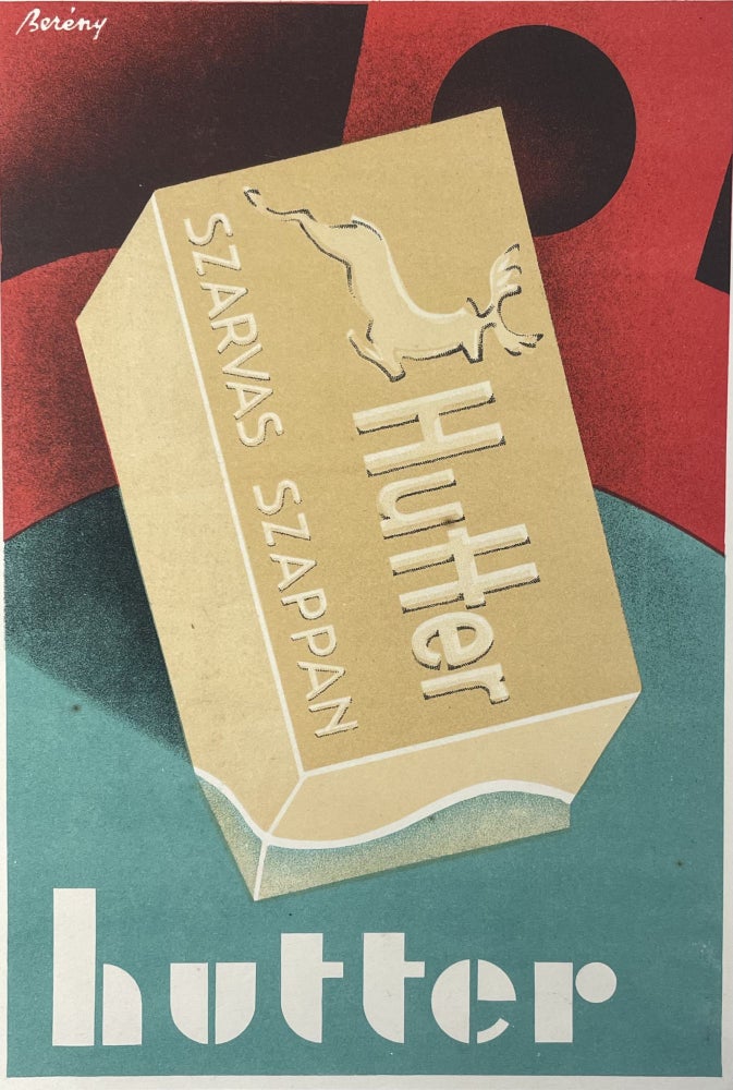 Item #2649 Hutter Szappan (Hutter Soap) Poster. Robert Bereny.