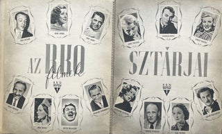 Item #2655 Hunnia filmgyár R.T. film katalógusa 1939-1940 (RKO Radio- Films) Film catalogue...