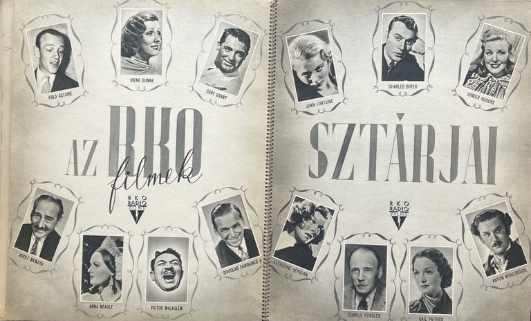 Item #2655 Hunnia filmgyár R.T. film katalógusa 1939-1940 (RKO Radio- Films) Film catalogue 1939-1940