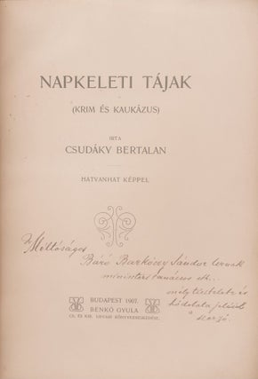 Item #2749 Napkeleti tájak. (Krim és Kaukázus). (Orient landscapes. (Crimea and Caucasus)....