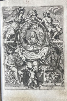 Item #2751 Las felicidades de España y del Mundo Christiano, aplauso Panegirico en la Publica, y...