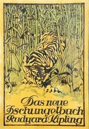 Item #2781 Das neue dschungelbuch (Original designs for book cover). Rudyard Kipling, Drawing...