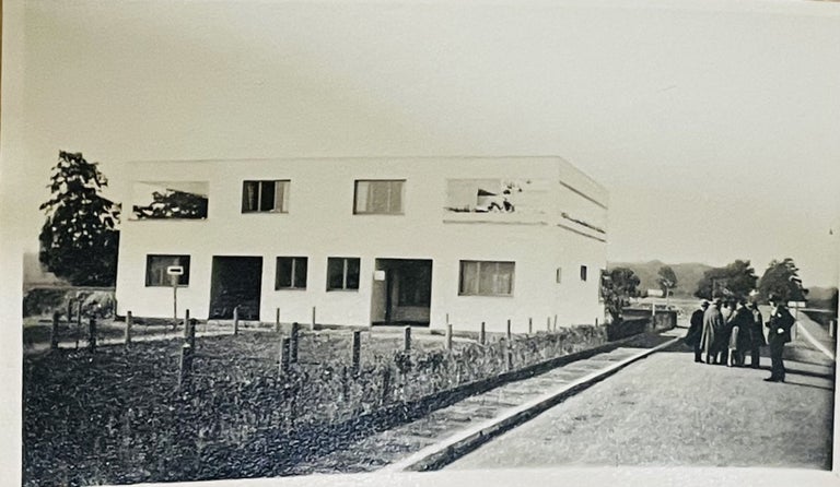 Item #2814 2 vintage photo Dammerstock colony by Walter Gropius, Otto Haesler. Architect, Otto Haesler Walter Gropius.