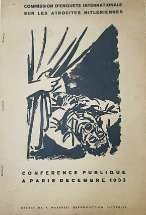Item #2847 [Cover title:] Commission d’enquete international sur les atrocites hitleriennes....