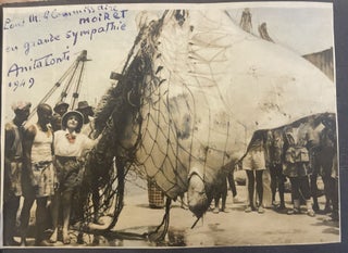 [Aviation / Oceanography Pioneers] Private Photo Album with Images of Amelia Earhart, and Anita Conti.
