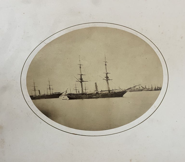 Item #2901 Collection of Three Naval Photos, the Earliest Photographs Taken in Saint Pierre and Miquelon. Paul-Émile Miot.