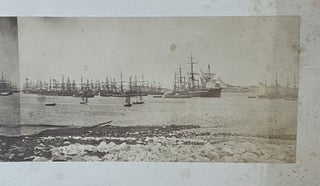 Collection of Three Naval Photos, the Earliest Photographs Taken in Saint Pierre and Miquelon.