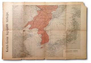 Item #2919 Orosz-japán háboru legujabb katonai és politikai térképe Keleti-Orosz, Ázsia,...