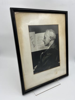Item #2930 Signed photo of Béla Bartók. Ernst Nash, Photographer