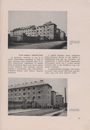 Item #2989 Feltámad a romváros. Budapest harca az ujjáépítésért. 1945-47. (The ruined city...