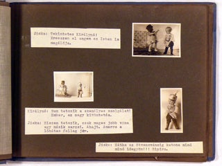 Item #2999 Mézeskalács (Gingerbread) Photo album with photographs of dolls. Tamas Emod