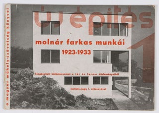 Item #3034 Arbeiten des Architekten F. Molnár. Molnár Farkas munkái. 1923–33. Farkas...