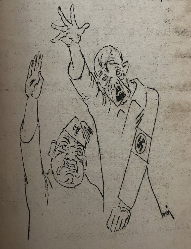 Item #3040 Nova pisarija 2: Izdajalec, Gustl: Hitler in Mussolini ( Traitor, Gustl: Hitler and Mussolini). Janez Solar.