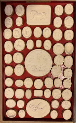 Item #3051 Paoletti impronte. [8 Volumes] [A collection of over 820 Plaster Medallions,...