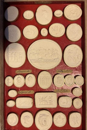 Paoletti impronte. [8 Volumes] [A collection of over 820 Plaster Medallions, Presented in Eight Vellum-Bound Double-Sided Faux Book-Boxes.]