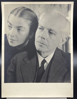 Item #3112 Portrait of Bela Bartok and Ditta Pasztory. Kata Kalman, photo