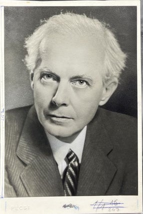Item #3113 Portrait of Bela Bartok. Jozsef Pecsi, photographer