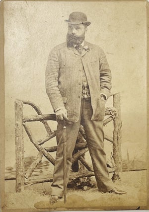 Item #3127 Photo of Tivadar Puskás (1844-1893), the inventor of the Telephone Herald, and his...