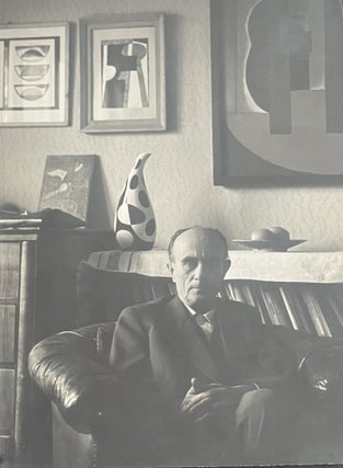 Item #3161 Kassák at home (Vintage photo). József Hunyady
