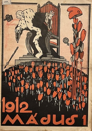 Item #3178 1912 Majus 1. Mihaly Biro, Cover design