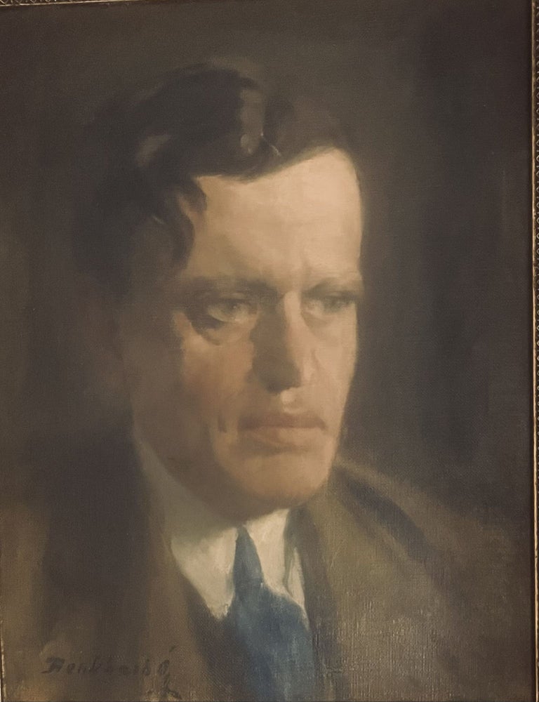 Item #3390 Portrait of Frigyes Karinthy. &Aacute;kos Benkhard.