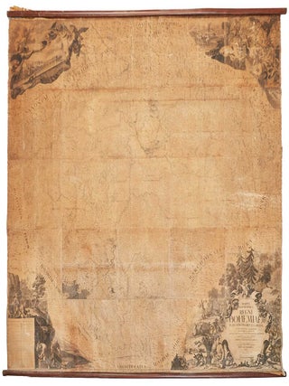 Mappa Geographica Regni Bohemiae in duodecim circulos divisae. Muller Johann Christoph.