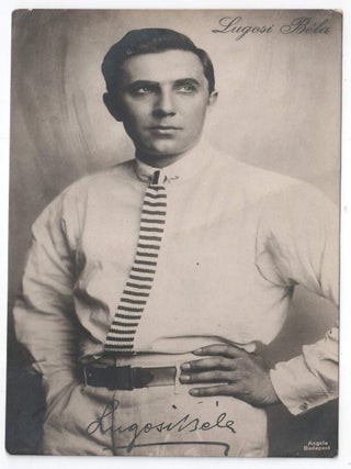 Item #3685 Original photopostcard of Bela Lugosi. Bela Lugosi Angelo, Pal Funk