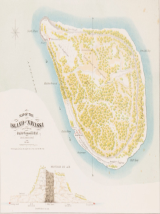 The Island of Navassa Illustrated from Sketches by Eugene Gaussoin.