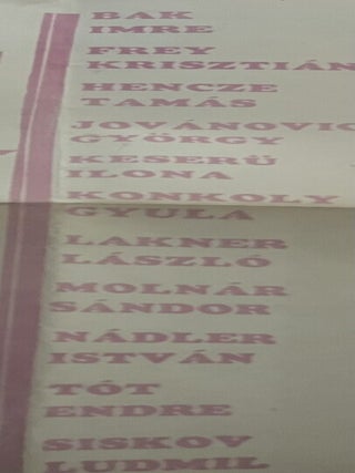 Poster for Iparterv exhibition