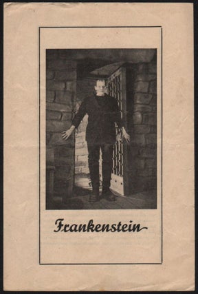 Item #378 Frankenstein. James Whale, Boris Karloff