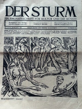 Der Sturm. Halbmonatsschrift f&uuml;r Kultur und die K&uuml;nste. Year 6 Nr. 9-10