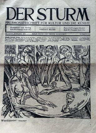 Item #3796 Der Sturm. Halbmonatsschrift für Kultur und die Künste. Year 6 Nr. 9-10