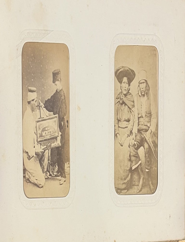 Item #3799 Album of 30 Albumen Cartes-de-Visite of Peruvian Tipos y Costumbres, With Additional Portraits. Courret Hermanos, Eug&egrave;ne Maunoury, Jos&eacute; Martinoli.
