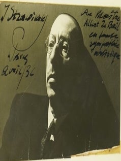 Portrait of Igor Stravinsky