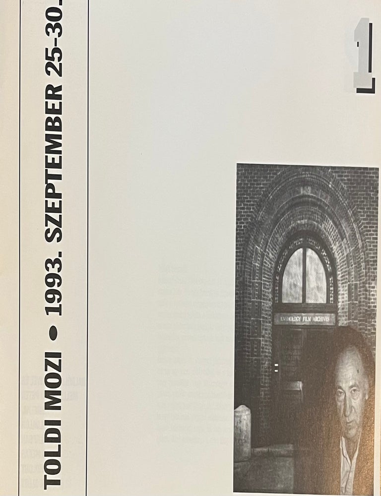 Item #3818 Jonas Mekas 1993 szeptember 25-30 (Catal. Jonas Mekas.
