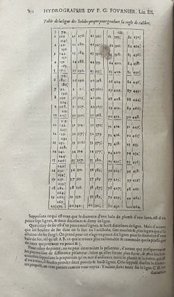 Hydrographie contenant la theorie et la practique de toutes les parties de la navigation. Composée par le Père Georges Fournier de la Compagnie de Jesus.