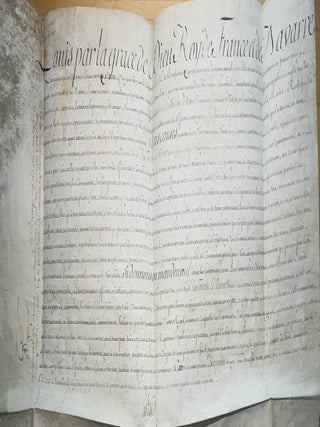 Royal Letters Patent Appointing Louis-Charles Le Vassor de La Touche Commander General of the...