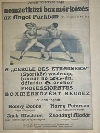 Vintage Boxing Poster. 1913