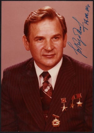 Collection of Signed Photographs of Russian and Hungarian Cosmonauts