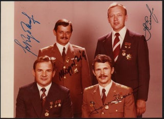 Collection of Signed Photographs of Russian and Hungarian Cosmonauts